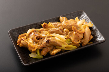 ねぎ味噌ホルモン焼き