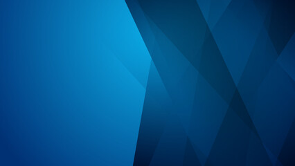 Abstract blue square shape with futuristic concept presentation background