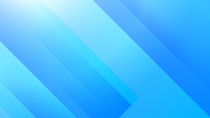 Abstract light blue geometric light triangle line shape with futuristic concept presentation background