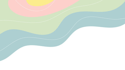 Hello Spring hand sketched background. vintage lettering banner poster template background