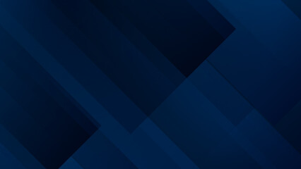Obraz premium dark blue black abstract modern technology background design. Vector abstract graphic presentation design banner pattern background web template.
