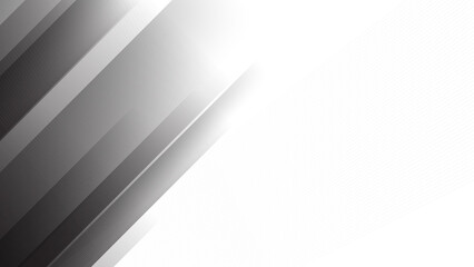 Vector black and white abstract, science, futuristic, energy technology concept. Digital image of light rays, stripes lines with light, speed and motion blur over dark tech background