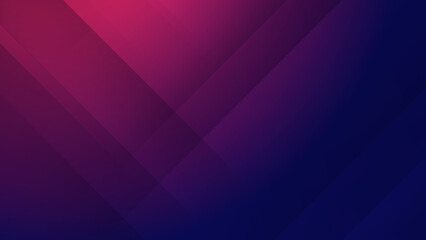 Obraz premium Abstract blue pink purple geometric light triangle line shape with futuristic concept presentation background
