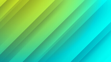 Vector green yellow abstract, science, futuristic, energy technology concept. Digital image of light rays, stripes lines with light, speed and motion blur over dark tech background
