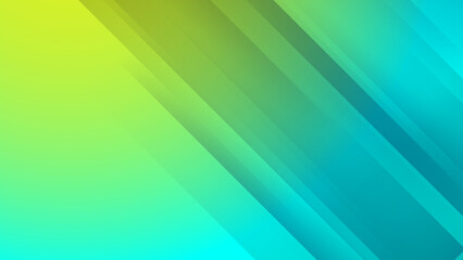 Modern green yellow corporate abstract technology background. Vector abstract graphic design banner pattern presentation background web template.
