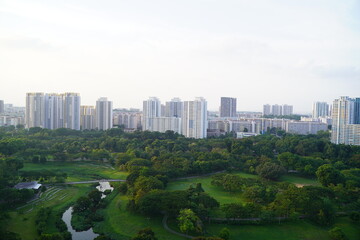 view of the city