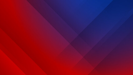 Obraz premium Modern blue red corporate abstract technology background. Vector abstract graphic design banner pattern presentation background web template.