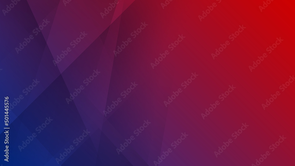 Wall mural blue red abstract modern technology background design. vector abstract graphic presentation design b