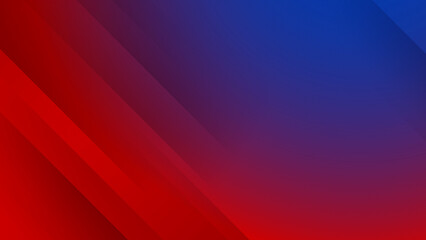 Obraz premium blue red abstract modern technology background design. Vector abstract graphic presentation design banner pattern background web template.