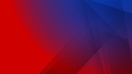 Obraz premium Abstract blue red background. Vector abstract graphic design banner pattern presentation background web template.