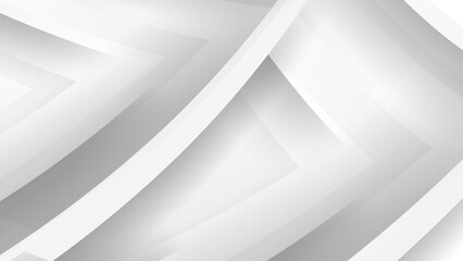 Obraz premium Minimal white grey abstract modern background design. Design for poster, template on web, backdrop, banner, brochure, website, flyer, landing page, presentation, certificate, and webinar