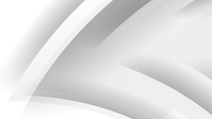 Vector white grey abstract, science, futuristic, energy technology concept. Digital image of light rays, stripes lines with light, speed and motion blur over dark tech background