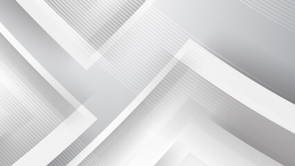 white grey abstract modern technology background design. Vector abstract graphic presentation design banner pattern background web template.