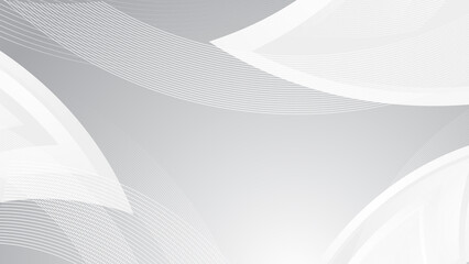 white grey abstract modern technology background design. Vector abstract graphic presentation design banner pattern background web template.