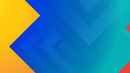 Abstract orange blue vector technology background, for design brochure, website, flyer. Geometric orange blue wallpaper for poster, certificate, presentation, landing page