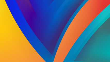 Minimal orange blue abstract modern background design. Design for poster, template on web, backdrop, banner, brochure, website, flyer, landing page, presentation, certificate, and webinar