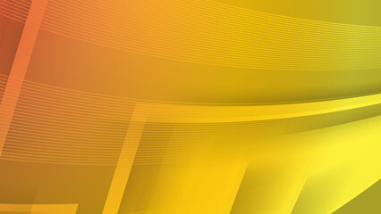 Abstract orange yellow gradient geometric light triangle line shape with futuristic concept presentation background