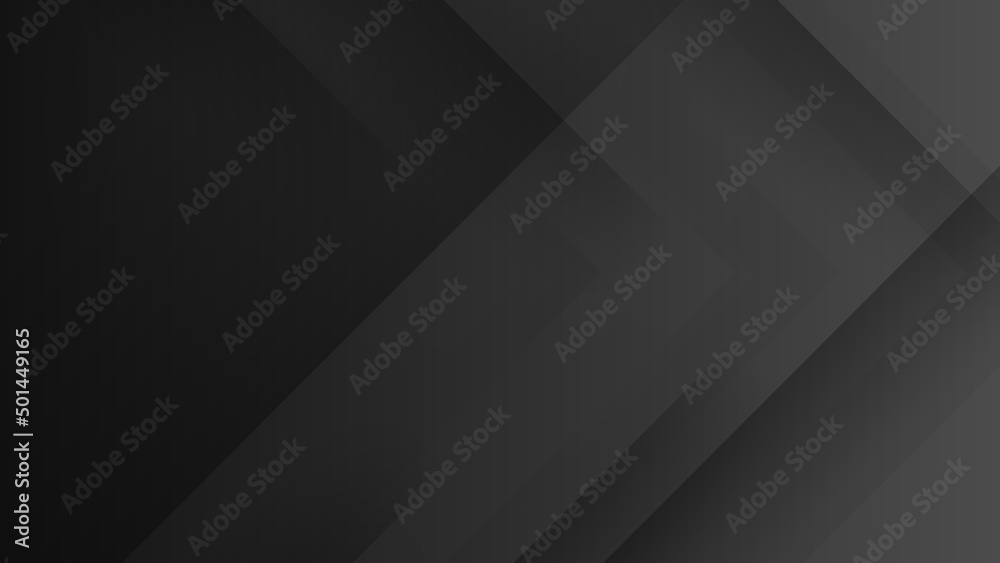 Wall mural abstract black grey 3d background. vector abstract graphic design banner pattern presentation backgr
