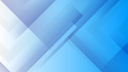 Fototapeta premium Minimal geometric light blue white light technology background abstract design. Vector illustration abstract graphic design banner pattern presentation background web template.