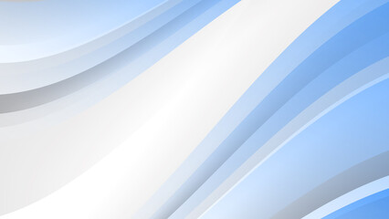 Abstract light blue and white wave vector technology background, for design brochure, website, flyer. Geometric light blue and white wave wallpaper for poster, certificate, presentation, landing page