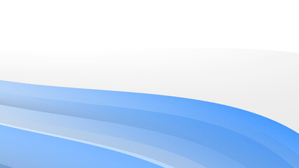 Minimal light blue and white wave abstract modern background design. Design for poster, template, backdrop, banner, brochure, website, flyer, landing page, presentation, certificate, and webinar