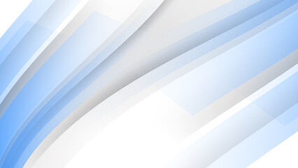 Fototapeta premium light blue and white wave abstract modern technology background design. Vector abstract graphic presentation design banner pattern background web template.