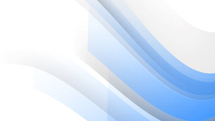 Modern light blue and white wave corporate abstract technology background. Vector abstract graphic design banner pattern presentation background web template.