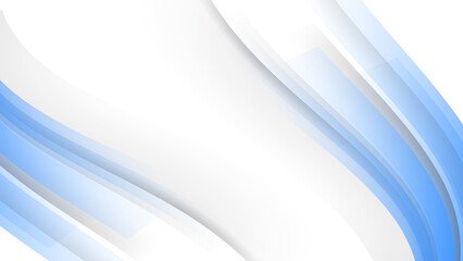 Vector light blue and white wave abstract, science, futuristic, energy technology concept. Digital image of light rays, stripes lines with light, speed and motion blur over dark tech background