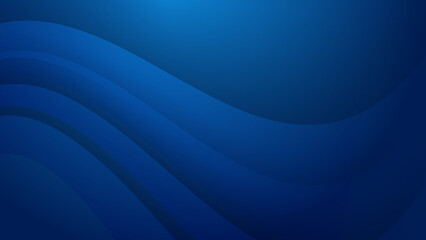 Abstract dark blue wave light silver technology background vector. Modern diagonal presentation background.