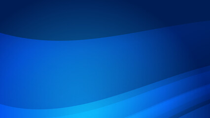 Abstract blue wave curve 3d light silver technology background vector. Modern diagonal presentation background.