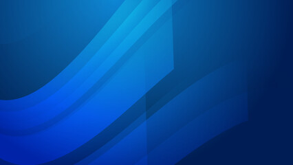 Abstract blue wave curve 3d geometric light triangle line shape with futuristic concept presentation background