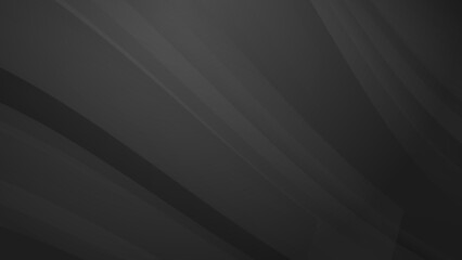 Obraz premium Vector black wave 3d curve abstract, science, futuristic, energy technology concept. Digital image of light rays, stripes lines with light, speed and motion blur over dark tech background
