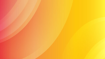 Minimal orange yellow wave curve 3d abstract modern background design. Design for poster, template web, backdrop, banner, brochure, website, flyer, landing page, presentation, certificate, and webinar