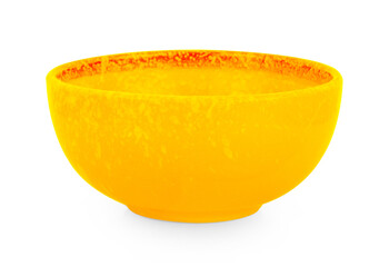 empty bowl isolated on white background