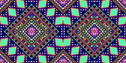 seamless ethnic pattern design.Geometric ethnic oriental ikat pattern traditional Design.ethnic oriental pattern,fabric,embroidery.Mexican pattern.merican pattern.latin african.indian fabric.Mexican