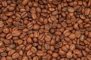 Coffee beans background 