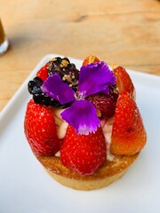 strawberries and cream