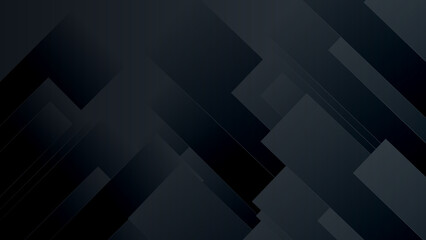 Obraz premium Black abstract background paper shine and layer element vector for presentation design. Suit for business, corporate, institution, party, festive, seminar, and talks.