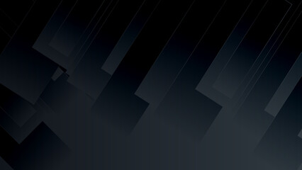 Obraz premium Black abstract background paper shine and layer element vector for presentation design. Suit for business, corporate, institution, party, festive, seminar, and talks.