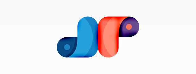 Creative geometric wallpaper. Trendy minimal abstract background. Techno business template for wallpaper, banner, background or landing