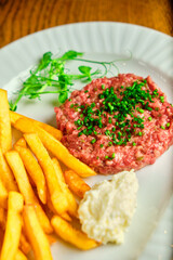 Tartare French fries