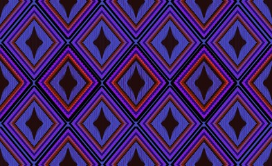 Ikat art pattern fabric pattern background typography indigenous costume seamless wallpaper mexican red indian