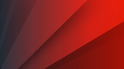 Obraz premium abstract red background minimal, abstract creative overlap digital background, modern landing page concept vector.