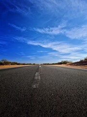 road in desert