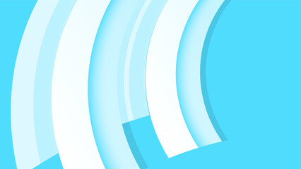 Abstract geometric blue and white color background. Vector illustration.