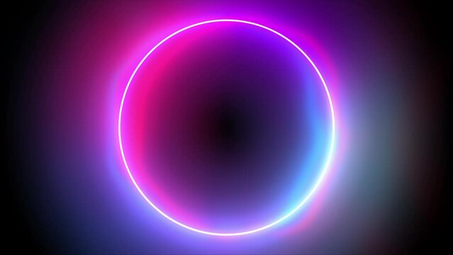 Abstract high speed time tunnel,rotation circle light channel in 3d hole space,sound wave acoustic,science fiction dynamic space
