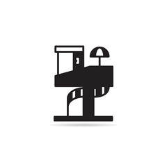 tree house building icon 