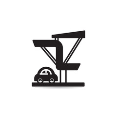 car park icon illustration