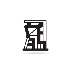 modern building icon vector illustration