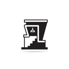 building icon vector illustration on white background